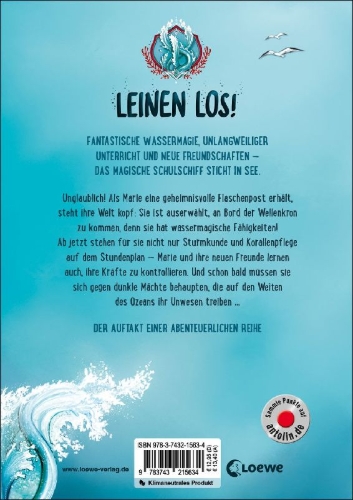 Buchcover und Innenansicht für das Buch: Das magische Schulschiff (Band 1) - Verbündete des Meeres