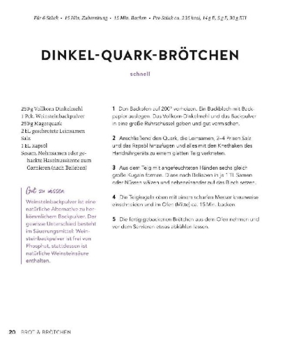 Buchcover und Innenansicht für das Buch: Diabetes-Backbuch