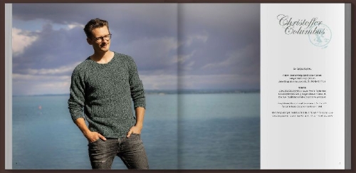 Buchcover und Innenansicht für das Buch: Für ihn gestrickt