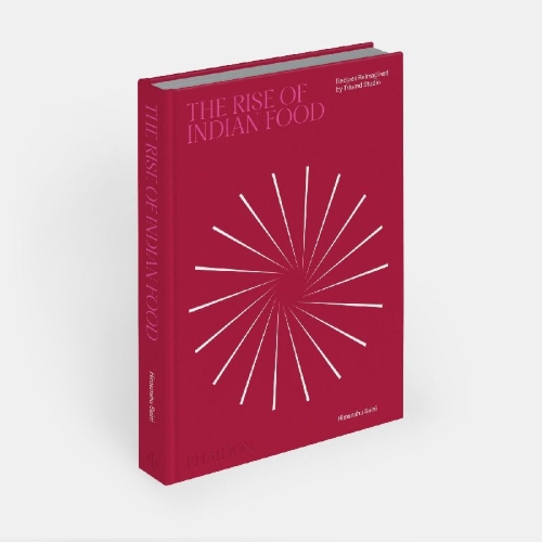 Buchcover und Innenansicht für das Buch: The Rise of Indian Food