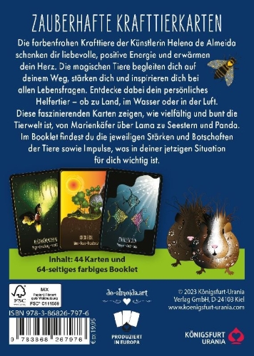 Buchcover und Innenansicht für das Buch: Lovely Animals Orakel