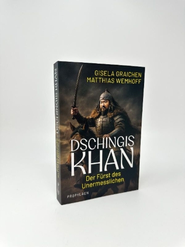 Buchcover und Innenansicht für das Buch: Dschingis Khan
