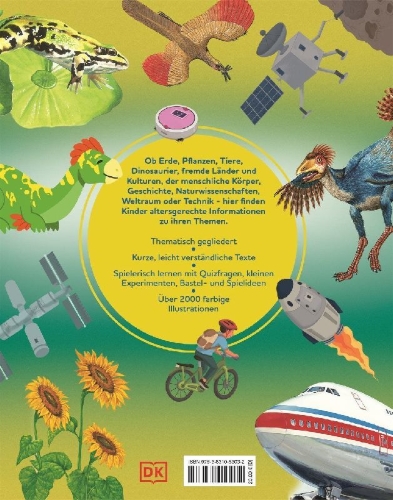 Buchcover und Innenansicht für das Buch: Das große Kinderlexikon Grundschulwissen