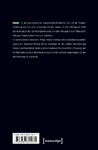 Buchcover und Innenansicht für das Buch: Wahrnehmung - Ereignis - Materialität