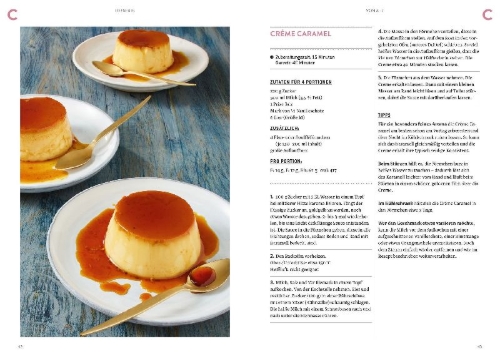 Buchcover und Innenansicht für das Buch: Desserts von A-Z