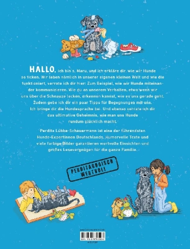 Buchcover und Innenansicht für das Buch: Pfotenteam