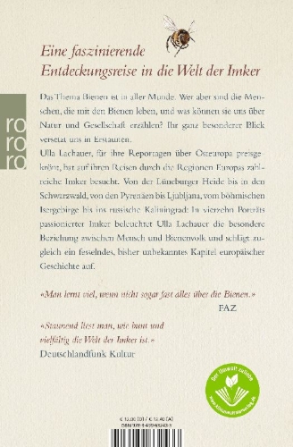 Buchcover und Innenansicht für das Buch: Von Bienen und Menschen