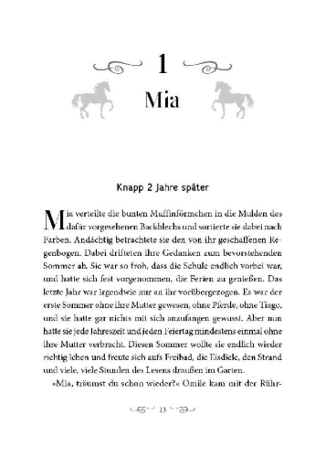 Buchcover und Innenansicht für das Buch: Hearts & Horses - Reiten, Rockstar und das große Glück