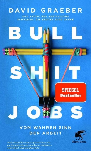 Buchcover und Innenansicht für das Buch: Bullshit Jobs