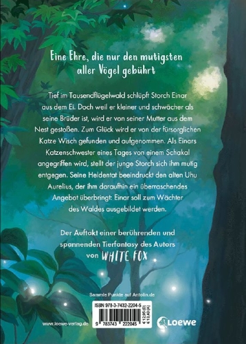 Buchcover und Innenansicht für das Buch: Legend of a white stork Yiming