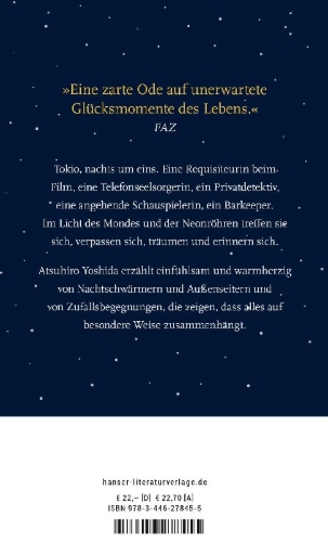 Buchcover und Innenansicht für das Buch: Oyasumi Tokyo
