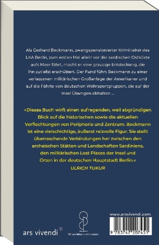 Buchcover und Innenansicht für das Buch: Der Mann vom Meer - Ein Sardinien-Krimi