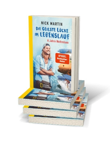 Buchcover und Innenansicht für das Buch: Die geilste Lücke im Lebenslauf
