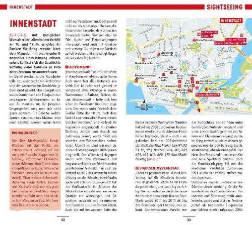 Buchcover und Innenansicht für das Buch: MARCO POLO Reiseführer Potsdam