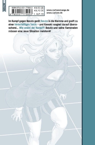 Buchcover und Innenansicht für das Buch: Boruto: Naruto next Generations