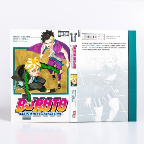 Buchcover und Innenansicht für das Buch: Boruto: Naruto next Generations