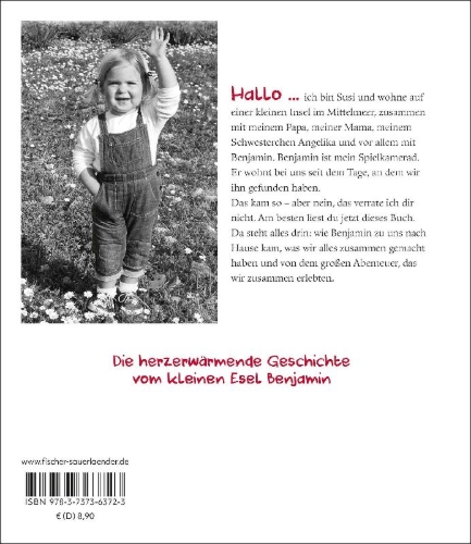 Buchcover und Innenansicht für das Buch: Mein Esel Benjamin