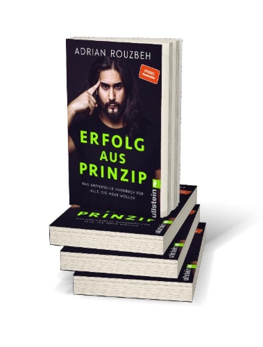 Buchcover und Innenansicht für das Buch: Erfolg aus Prinzip
