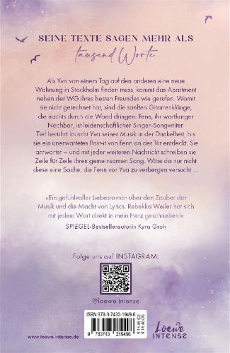 Buchcover und Innenansicht für das Buch: A Poet's Heart (Broken Artists, Band 1)