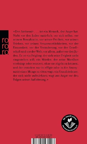 Buchcover und Innenansicht für das Buch: Überlegungen zur Judenfrage