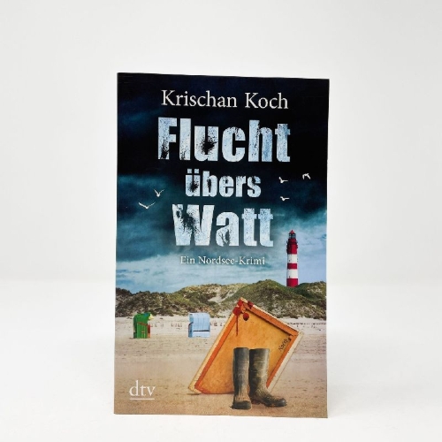 Buchcover und Innenansicht für das Buch: Flucht übers Watt