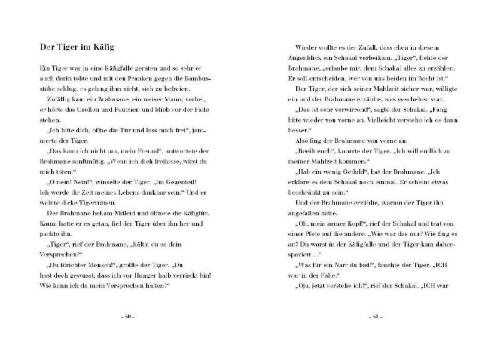 Buchcover und Innenansicht für das Buch: Die schönsten Fabeln