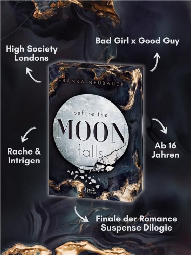Buchcover und Innenansicht für das Buch: Before the Moon Falls (Scandalous Secrets, Band 2)