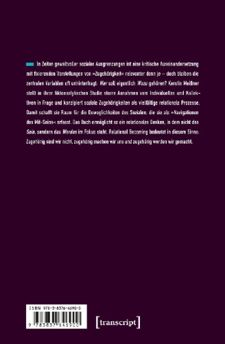 Buchcover und Innenansicht für das Buch: Relational Becoming - mit Anderen werden