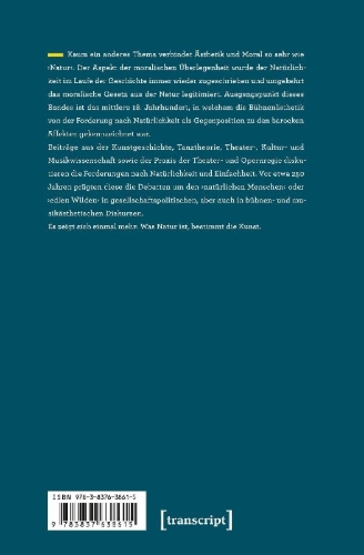 Buchcover und Innenansicht für das Buch: Naturalezza | Simplicité - Natürlichkeit im Musiktheater