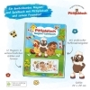 Buchcover und Innenansicht für das Buch: Trötsch Unser Sandmännchen Magnet-Spielbuch Pittiplatsch Pappenbuch mit Magneten
