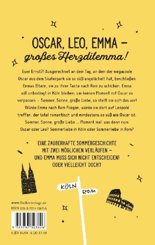 Buchcover und Innenansicht für das Buch: Emmas Herzdilemma