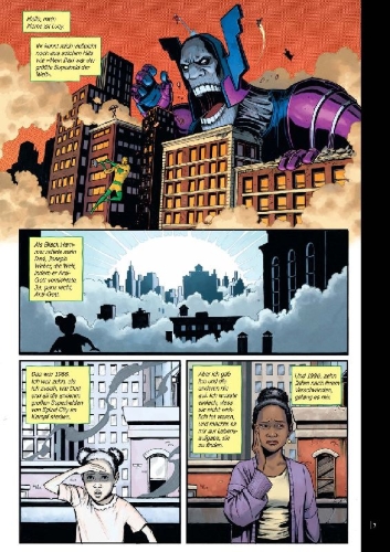 Buchcover und Innenansicht für das Buch: Black Hammer. Band 5