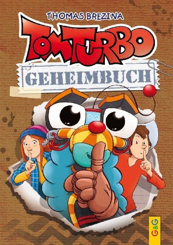 Buchcover und Innenansicht für das Buch: Tom Turbo - Geheimbuch
