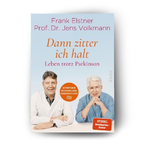 Buchcover und Innenansicht für das Buch: 'Dann zitter ich halt' - Leben trotz Parkinson