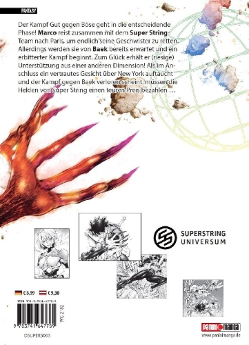 Buchcover und Innenansicht für das Buch: Super String: Marco Polos Reise ins Multiversum 03