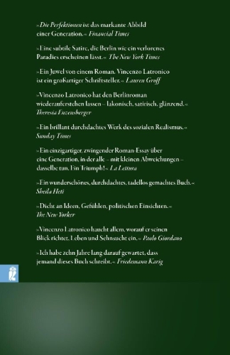Buchcover und Innenansicht für das Buch: Le Perfezioni