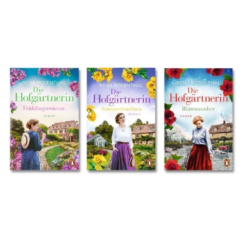 Buchcover und Innenansicht für das Buch: Die Hofgärtnerin - Frühlingsträume