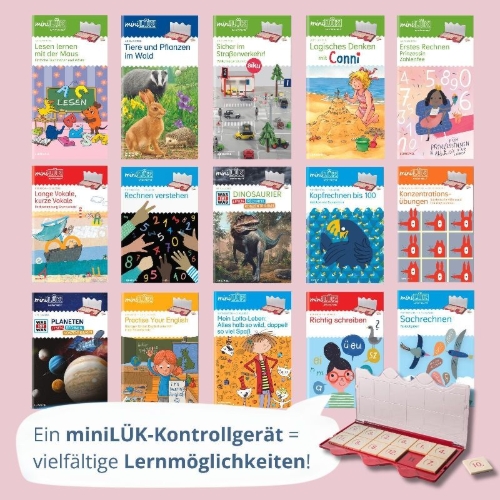 Buchcover und Innenansicht für das Buch: miniLÜK. Vorschule / 1. Klasse Logisches Denken mit Sam und Julia