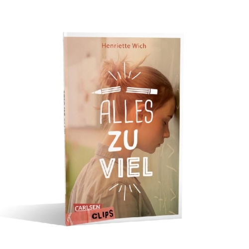 Buchcover und Innenansicht für das Buch: Carlsen Clips: Alles zu viel