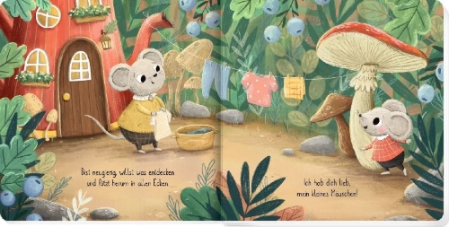 Buchcover und Innenansicht für das Buch: Ich hab dich lieb!