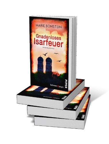 Buchcover und Innenansicht für das Buch: Gnadenloses Isarfeuer