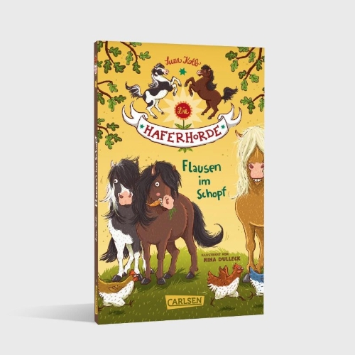 Buchcover und Innenansicht für das Buch: Die Haferhorde 1: Flausen im Schopf