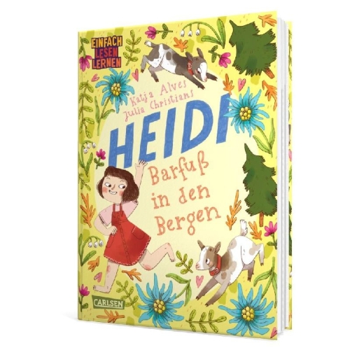 Buchcover und Innenansicht für das Buch: Barfuß in den Bergen