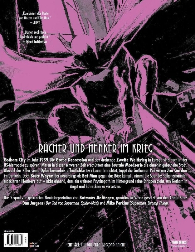 Buchcover und Innenansicht für das Buch: Bat-Man: Second Knight #1