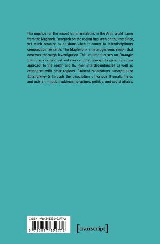 Buchcover und Innenansicht für das Buch: Entanglements of the Maghreb