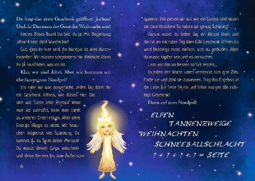 Buchcover und Innenansicht für das Buch: Das kleine Böse Buch - Adventskalender (Das kleine Böse Buch)