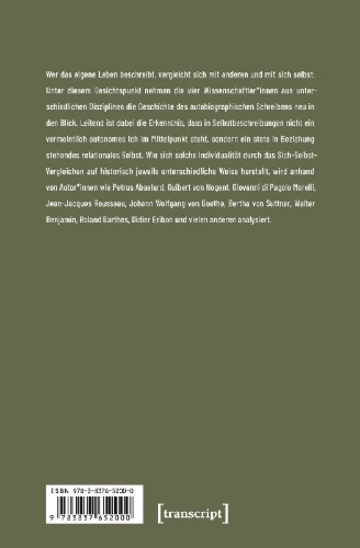 Buchcover und Innenansicht für das Buch: Sich selbst vergleichen
