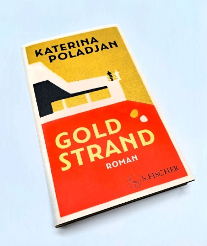 Buchcover und Innenansicht für das Buch: Goldstrand