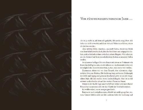 Buchcover und Innenansicht für das Buch: The Isles of the Gods