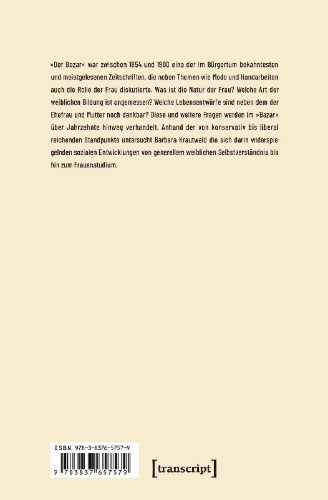 Buchcover und Innenansicht für das Buch: Bürgerliche Frauenbilder im 19. Jahrhundert